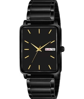 Renaissance Traders - Black Metal Analog Men's Watch