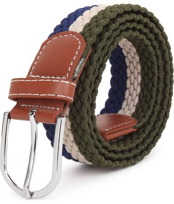 Elite Crafts - Multicolor Canvas Men's Casual Belt ( Pack of 1 )