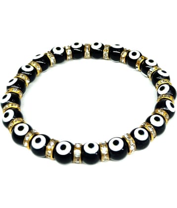 DAIVYA WELLNESS - Black Charm Bracelet ( Pack of 1 )