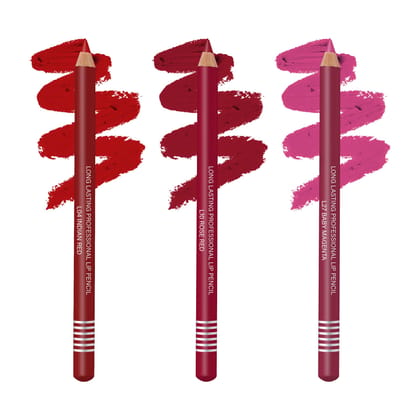 Colors Queen Matte Lip Liner Pencil | Non Transfer Liner For Professional Makeup | Lip Liner Pencil Waterproof (Combo - 04) Colors Queen Matte Lip Liner Pencil | Non Transfer Liner For Professional Makeup | Lip Liner Pencil Waterproof (Combo - 04) - Comb