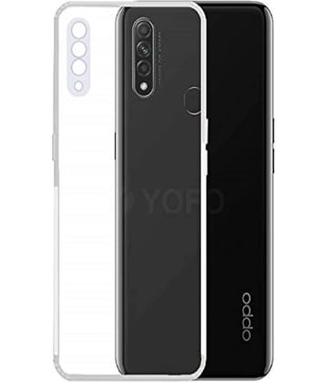 Case Vault Covers - Transparent Silicon Silicon Soft cases Compatible For Oppo A31 ( Pack of 1 )