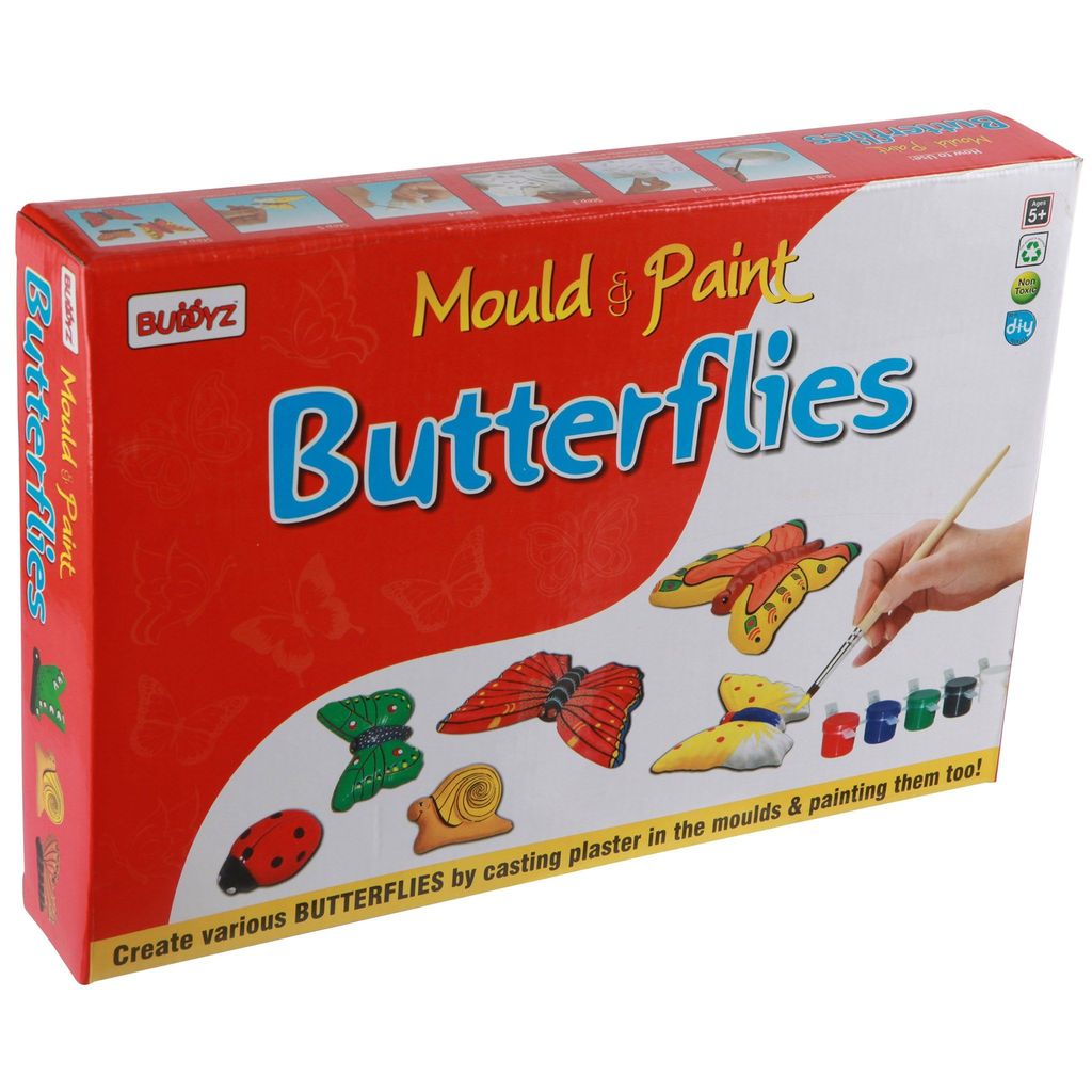 Mould & Paint - Butterflies - Toys and Games | Buy online on ZillyBuy