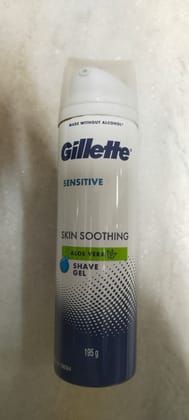 Gillette sensitive shave gel 195 g