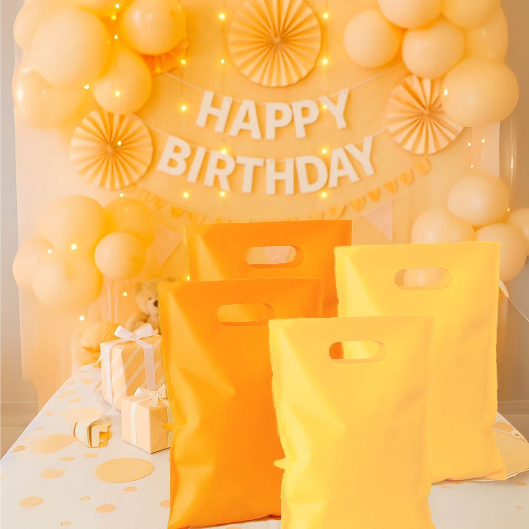 Pastel Loot Bags Yellow and Orange Set - 20PC