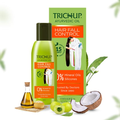 Trichup Hair Fall Control Oil 200 ml (Pack of 2) โ Herbal Oil for Stronger, Healthier Hair Trichup Hair Fall Control Oil 200 ml (Pack of 2) โ Herbal Oil for Stronger, Healthier Hair