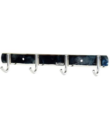 YUTIRITI set of 2 Aluminium Hookl 4-Legs Strip Door Hooks Hanger