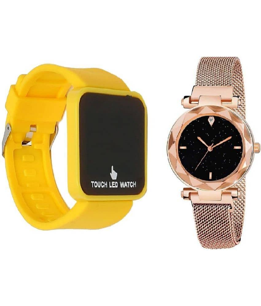 Cosmic - Rose Gold Metal Analog-Digital Womens Watch