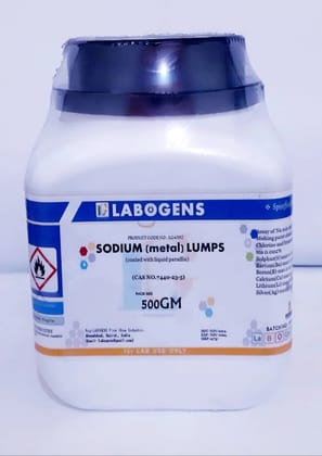 Sodium Metal in Liquid Paraffin 500-Gm - None