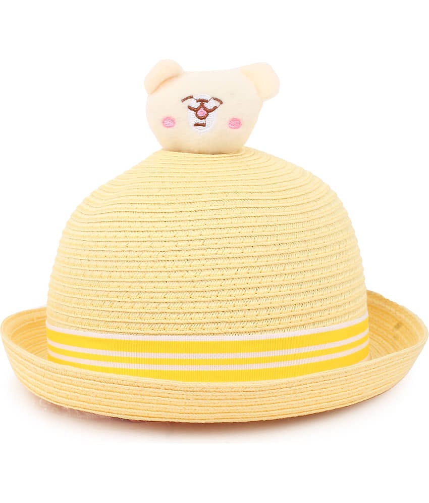 Unisex Kids Straw Hat (Pack of 1)