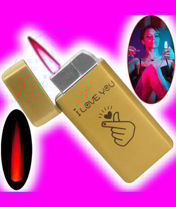 JMALL Gold Aluminium Cigarette Lighter ( Pack of 1 )
