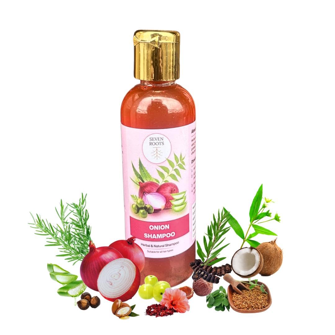 Seven Roots Onion Shampoo Anti - Hair Fall 100 Ml