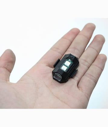 Helmet Night Lights 7 Colors Multicolor Led Light with USB Rechargeable Multipurpose IP67 Waterproof for Motorbike, Helmet, Pack of 4