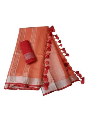 Bhagalpuri Linen Cotton Saree for Women Bhagalpuri Linen Cotton Saree for Women