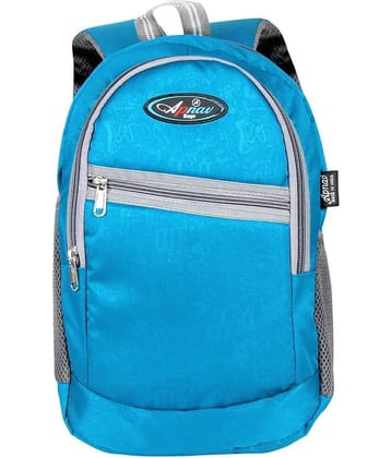 Apnav 15 Ltrs Blue Polyester College Bag