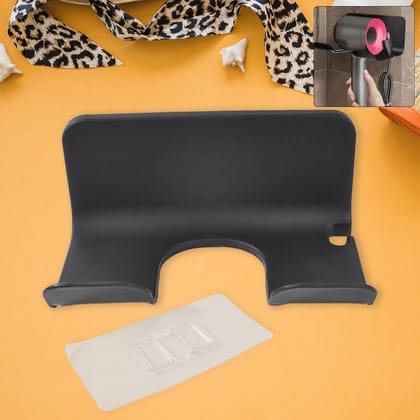 Hair Dryer Holder Wall Mounted Space Plastic Drill Blow Dryer Organizer Rack for Hair Tool Bedroom Bathroom