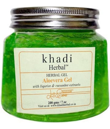 Khadi Herbal Aloevera Facial Gel- Green Facial Kit 200 gm