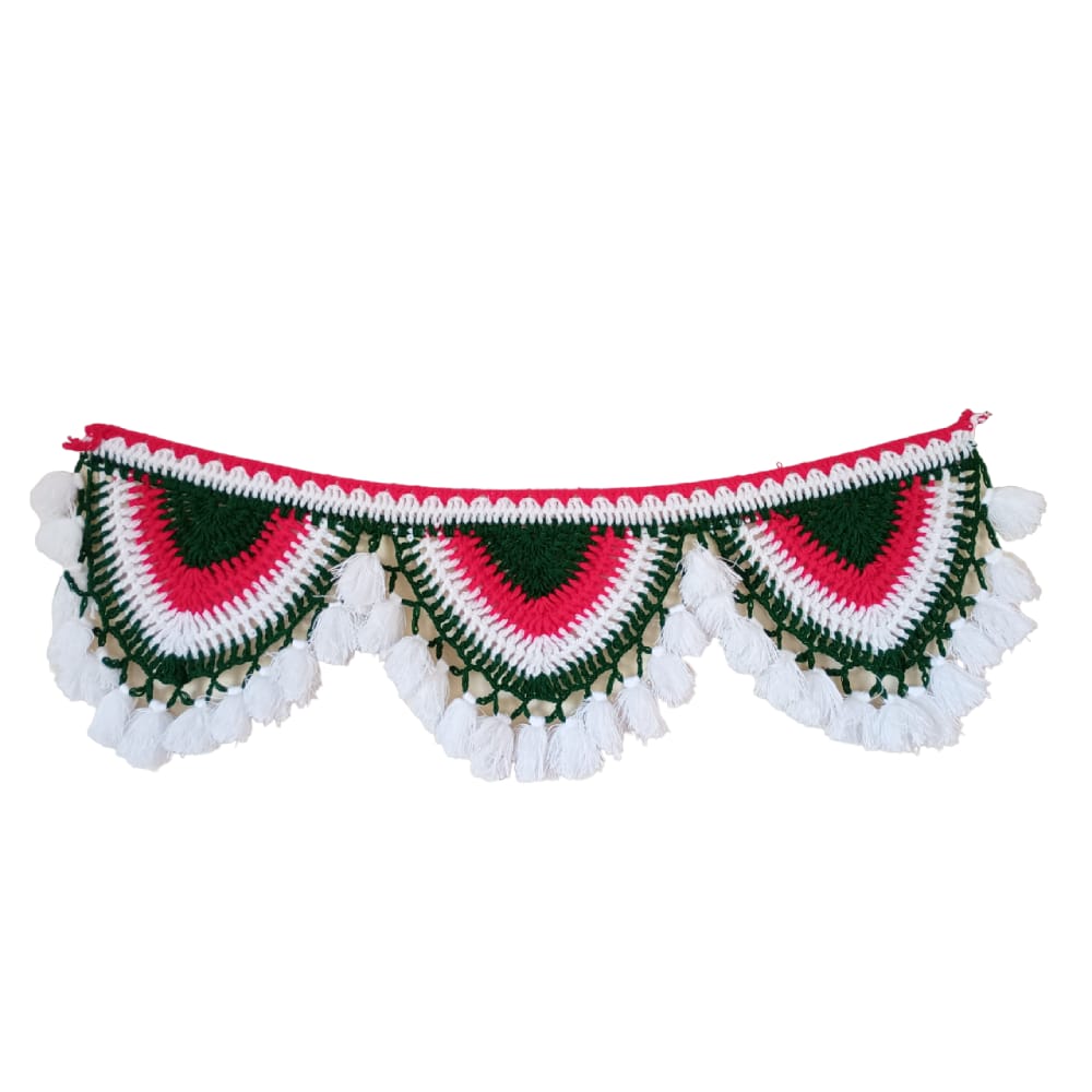 Handmade Crosia Gate for Home Decoration and Wedding Ceremonies (Multicolor)
