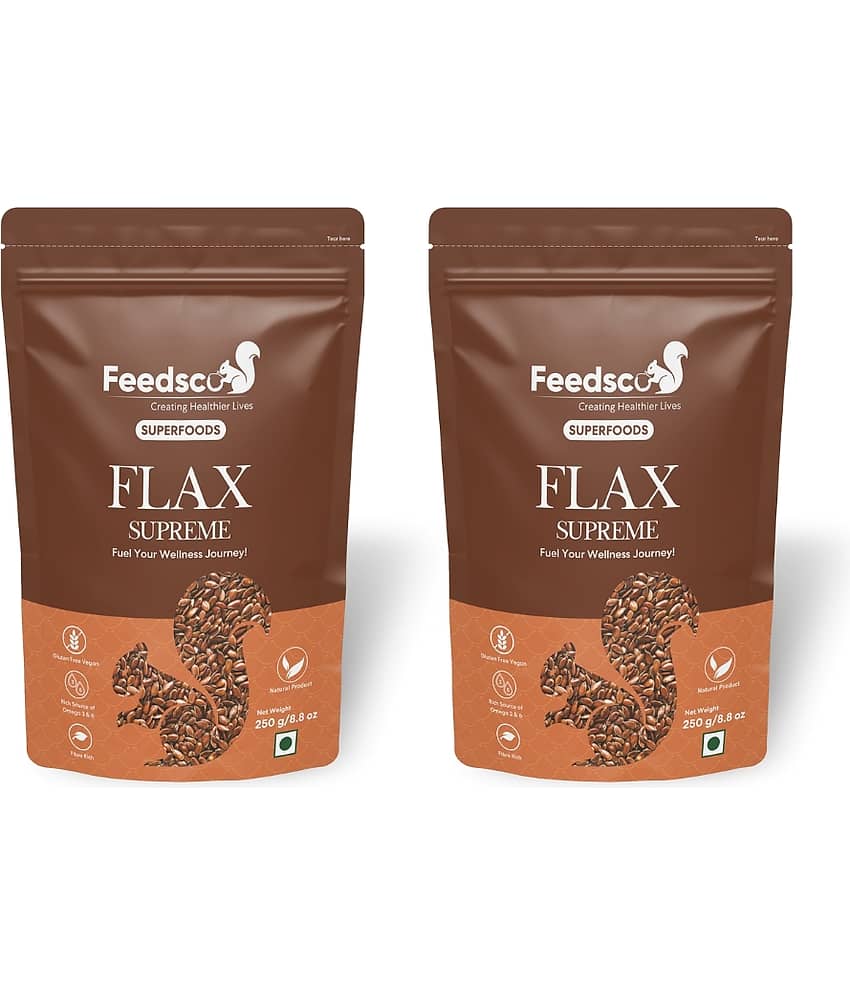 Feedsco Flax Seeds ( Pack of 2 )