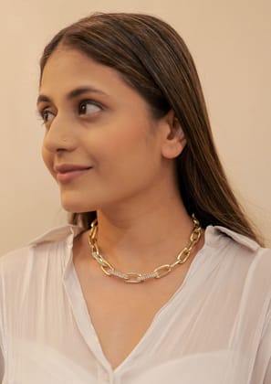 Power Link Luxe Necklace Chain-STAINLESS STEEL / GOLDEN