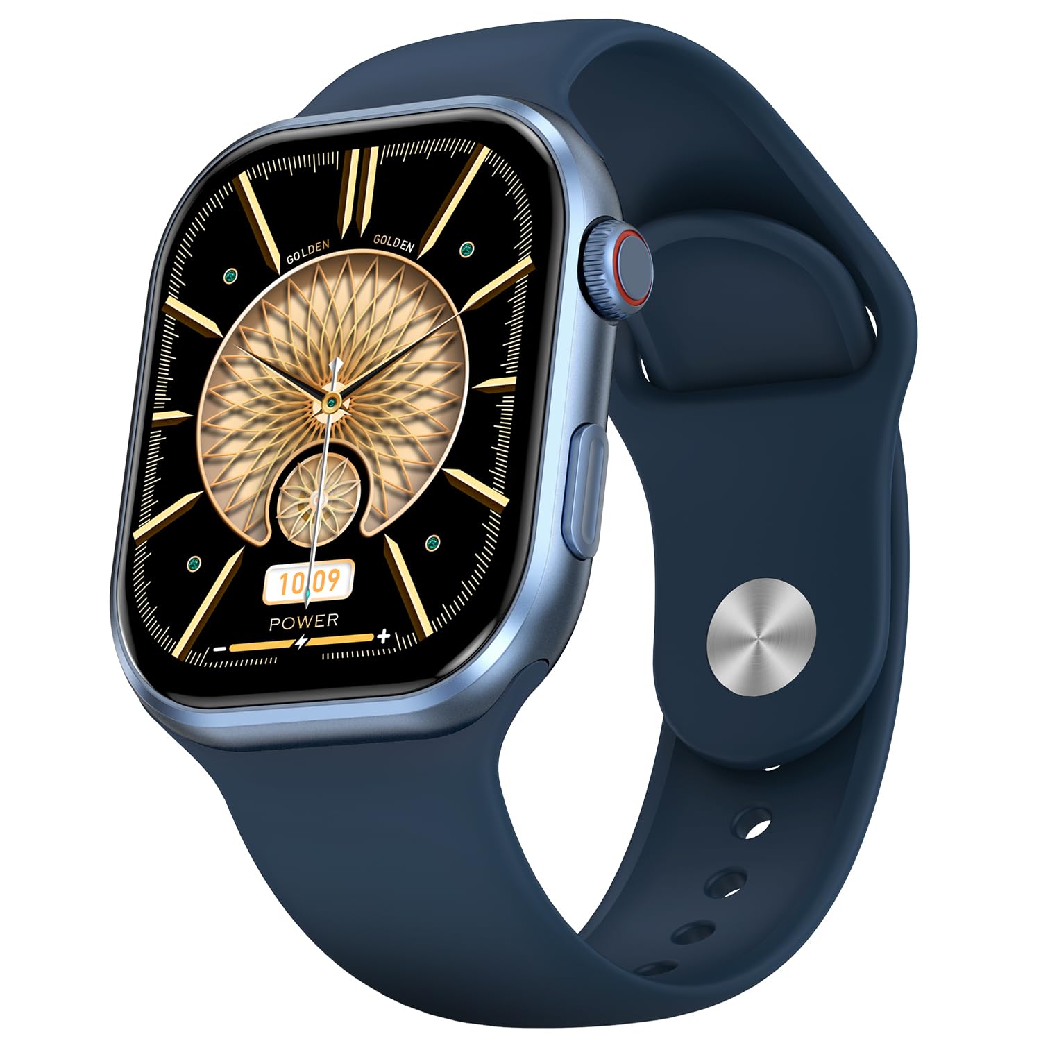Fire-Boltt Brillia Smart Watch(BSW215) with 51.3mm (2.02 inch) AMOLED Display, Bluetooth Calling, 120+ Sports Modes, IP67 Waterproof- Blue