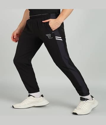 YUNEK Black Polyester Men's Joggers ( Pack of 1 )