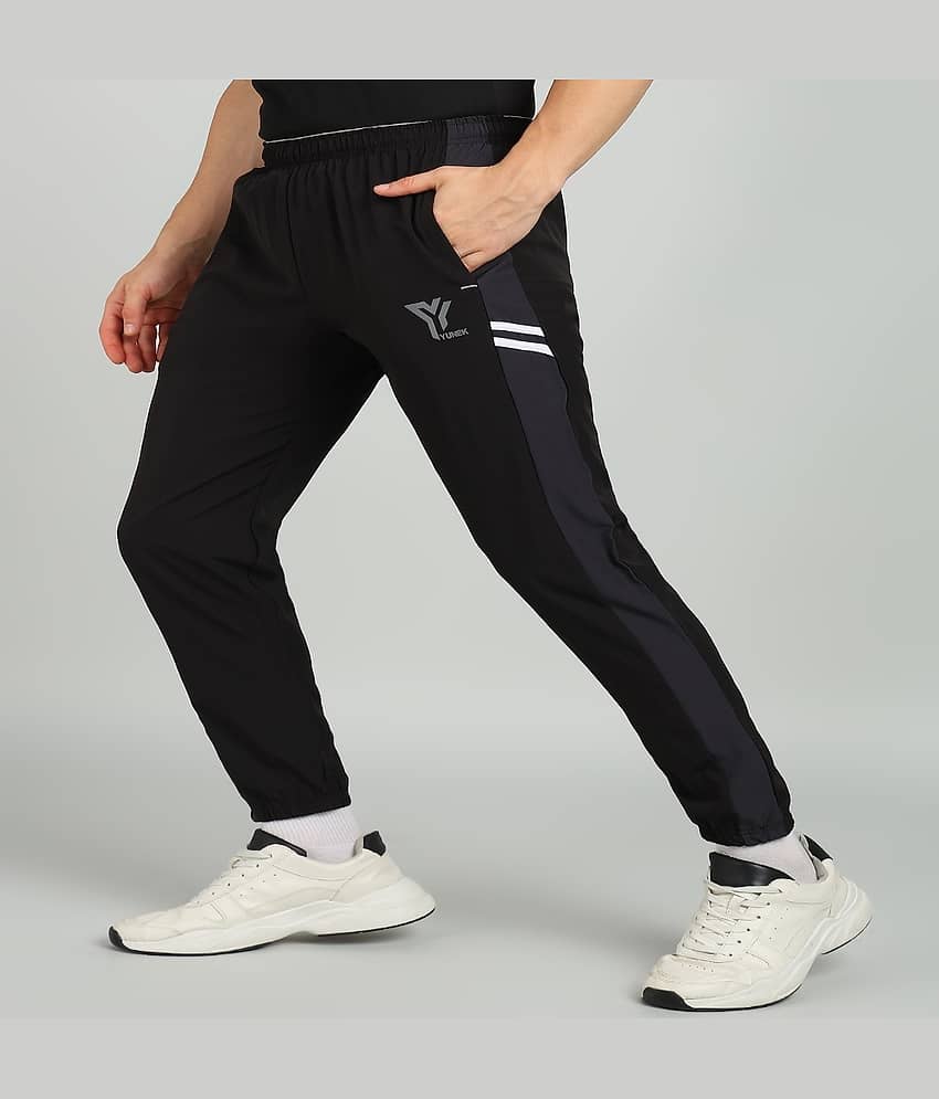 YUNEK Black Polyester Men's Joggers ( Pack of 1 )
