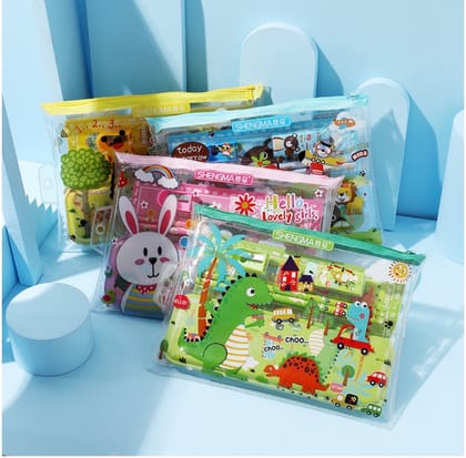 Stationery Pouch Set | Cute Pouch set-Pink