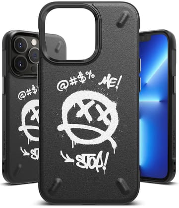 (Refurbished) iPhone 13 Pro Max Back Cover Case | Onyx Design - Graffiti