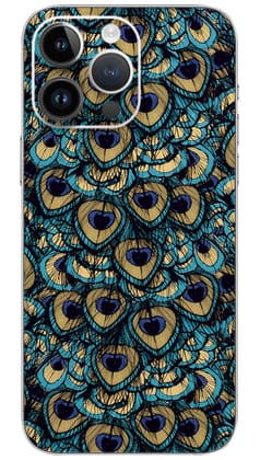 Peacock feather pattern Mobile Skin Wrap  - PATTC0196