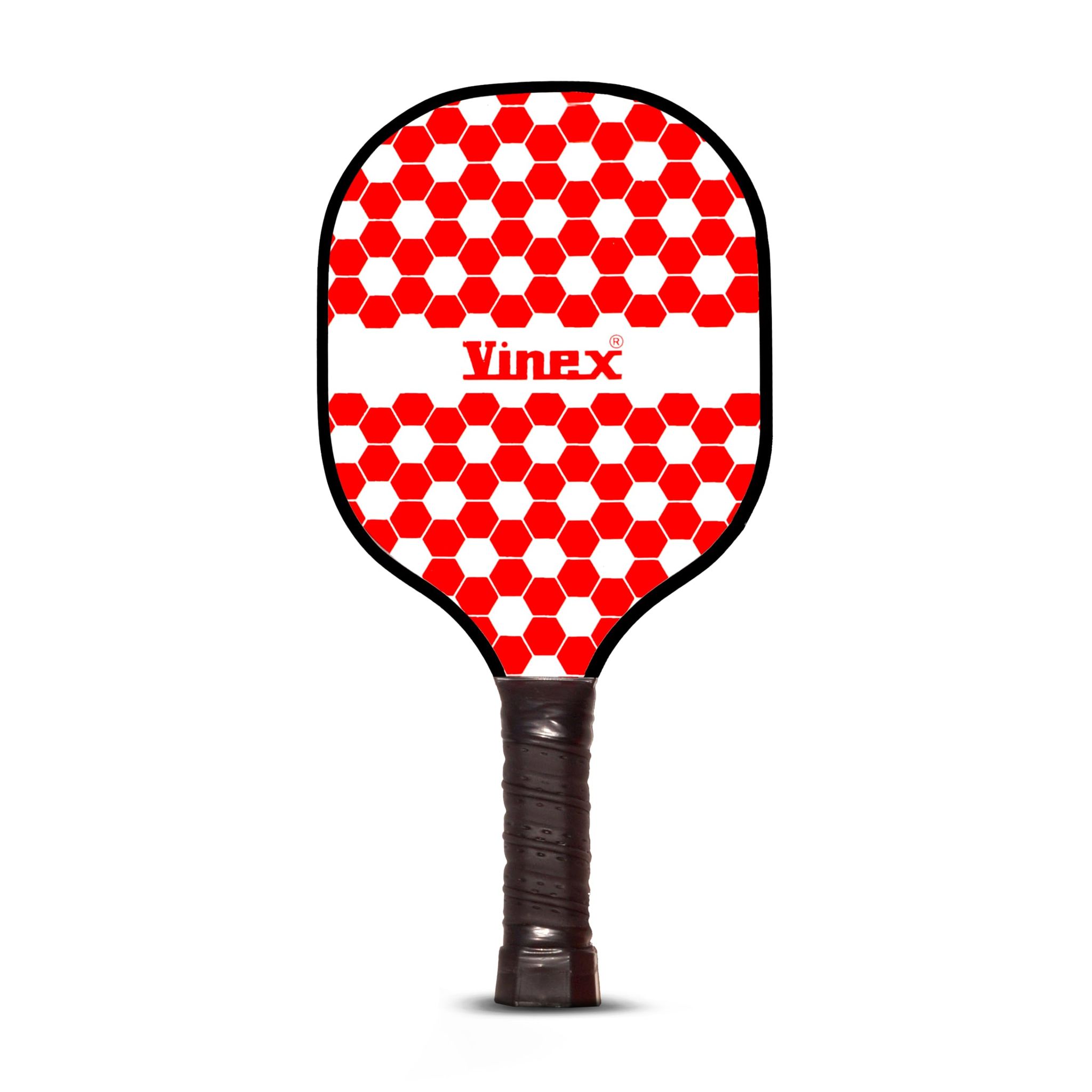 Vinex Wooden Pickleball Paddle | Classic Lightweight Pickleball Racket with Comfortable Non-Slip Grip | Ideal for Beginners & Recreational Play | Pack of 1 (250g)
