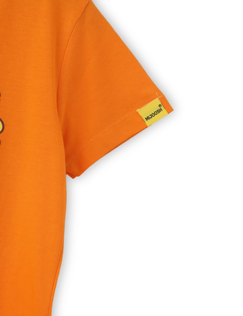 Luxurious Kids Girls T shirt Cotton Vibrant Orange Cool Ice Creams 2025 at ShopCircuit | ONDC