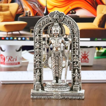 Dreamkraft Ayodhyawasi Shree Ram Lalla Idol | Silver Finish Lord Ram Idol for Mandir, Office, Showpiece | Decorative Hindu God Figurine for Pooja, Diwali, Home Decor | 27 cm Statue Dreamkraft Ayodhyawasi Shree Ram Lalla Idol | Silver Finish Lord Ram Idol for Mandir, Office, Showpiece | Decorative Hindu God Figurine for Pooja, Diwali, Home Decor | 27 cm Statue