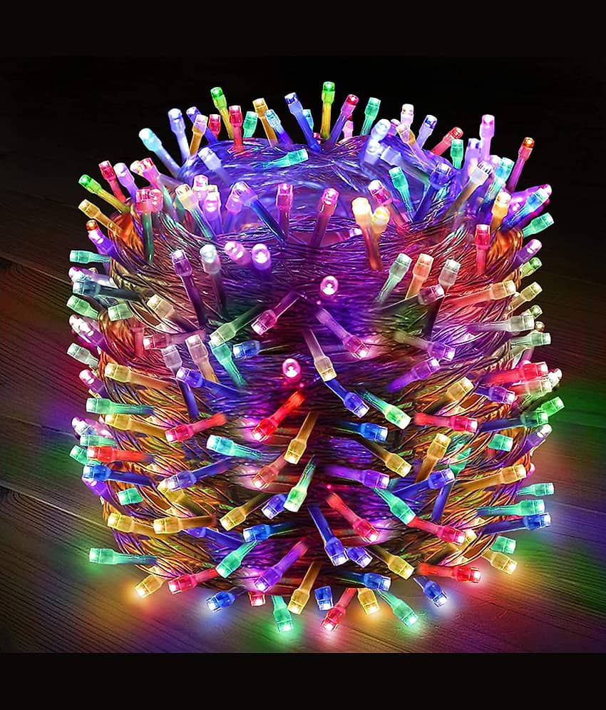 MIRADH Multicolor 10 Mtr String Light ( Pack of 1 )