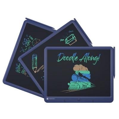 Portronics Ruffpad 15M 15Inch (38.1cm) Re-Writable Multicolor LCD Writing Pad with Smart Lock via Ruffpad app on your Smartphone (Blue) Portronics Ruffpad 15M 15Inch (38.1cm) Re-Writable Multicolor LCD Writing Pad with Smart Lock via Ruffpad app on your Smartphone (Blue)