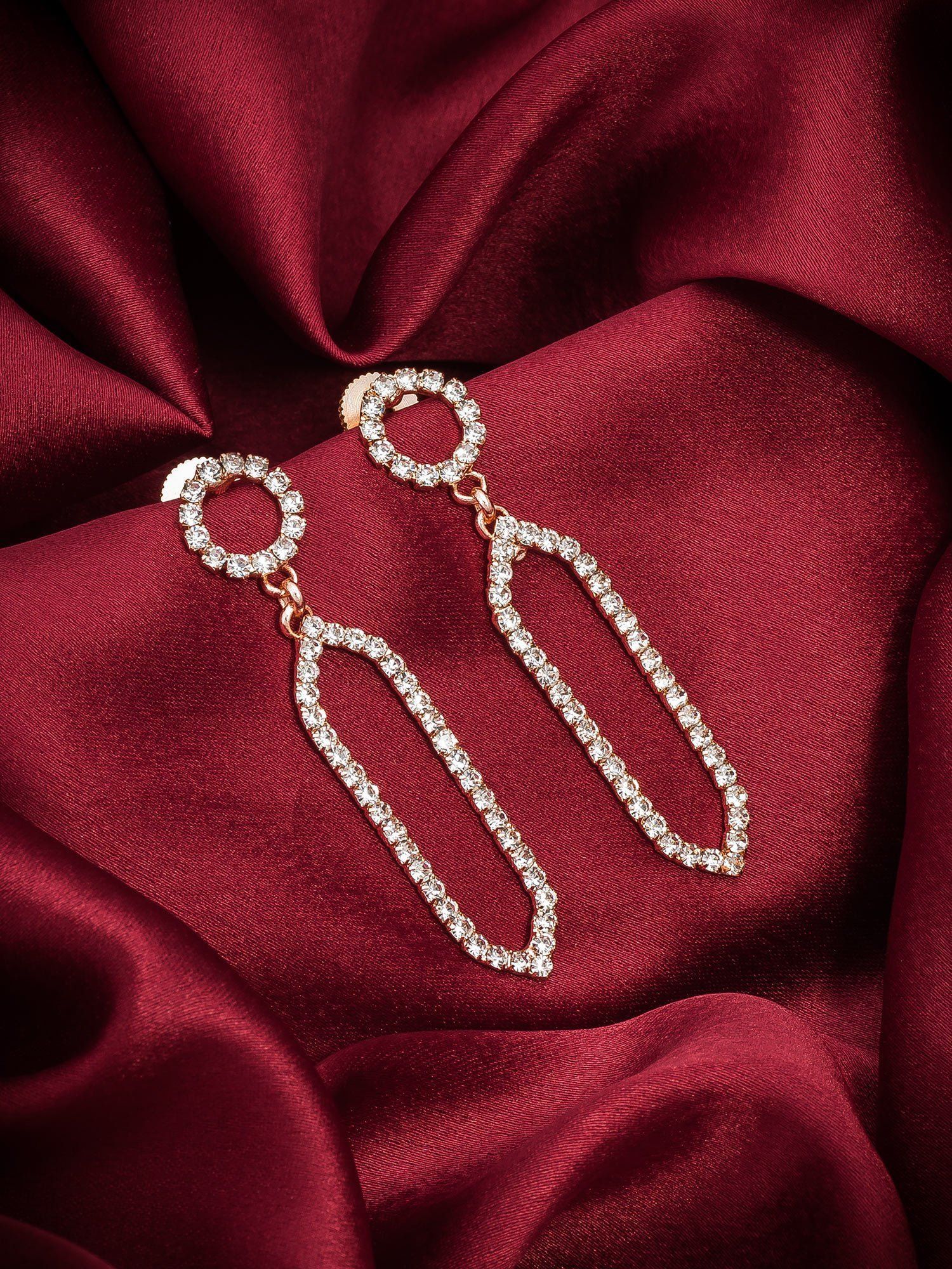Morison Golden Spiral Earrings Twists of Glamour