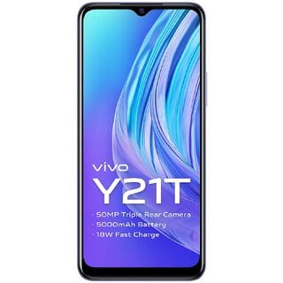 Vivo Y21T (PearlWhite, 4GB RAM, 128GB ROM)