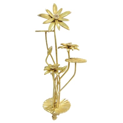 Brass Decorative Flower Showpiece, Height : 32 Inch (BSMAS1938 C)