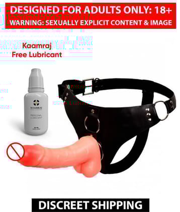 5.5 Inch Strap On Artificial Solid Penis Dildo With Belt Sex Toy For Women By