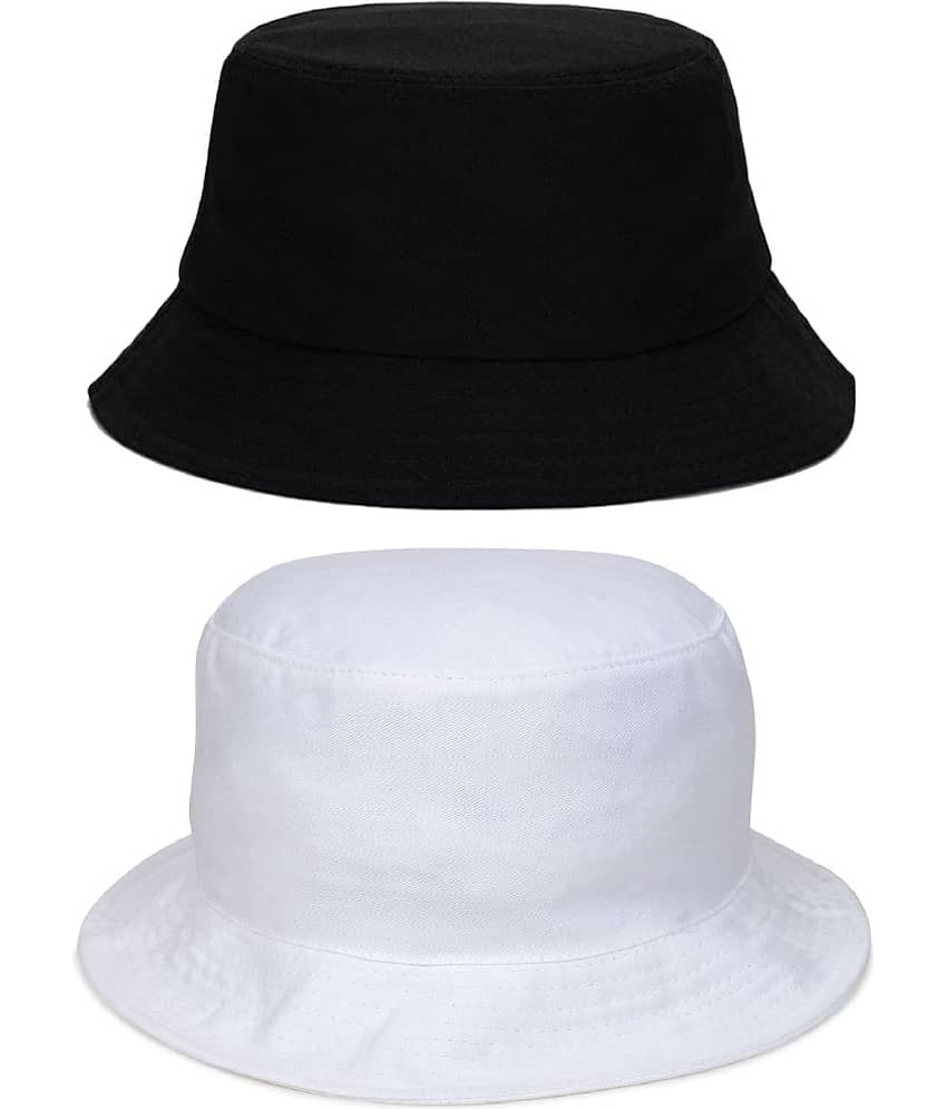Zacharias - Multi Color Cotton Men's Hat ( Pack of 2 )
