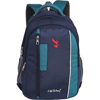 Life Today Large 33 L Laptop Backpack Laptop Backpack for Men and Women | Boys and Girls (Blue)