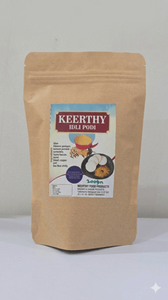 Keerthy Food Products Idli Podi | Traditional South Indian Spice Powder for Idli & Dosa | Aromatic Chutney Powder | 200g