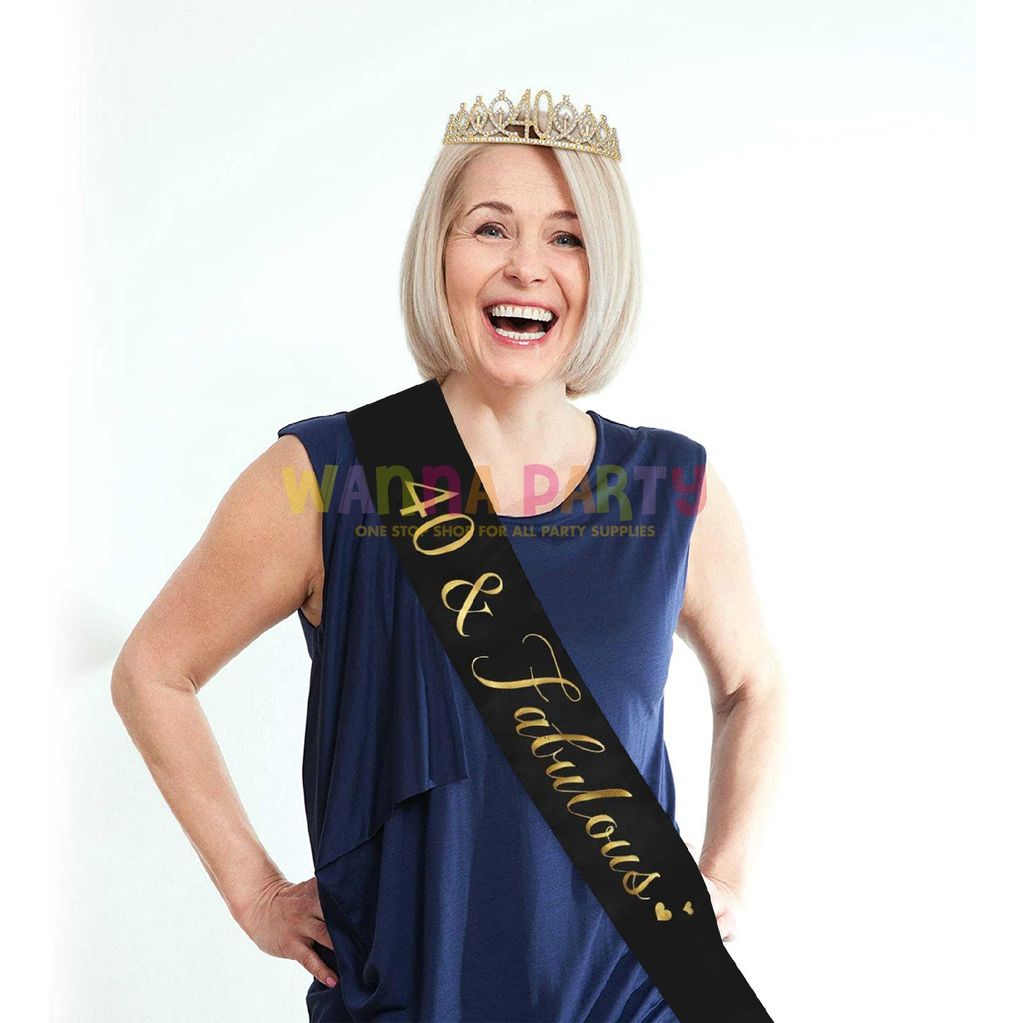 40 & Fabulous Sash 62 inch