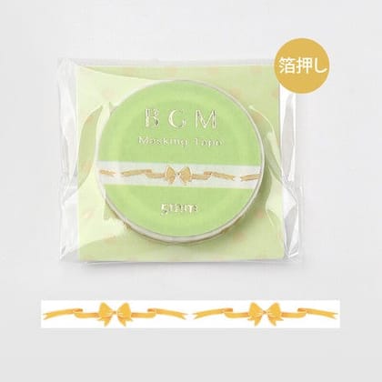 BGM Ribbon Knot Slim Washi Tape