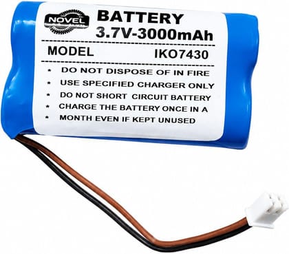 NOVEL 3.7V 3000mAh Lithium-Ion Rechargeable Battery Pack with Protection Circuit | Compatible with Emergency Lights, Toys, Portable Devices and Electronics