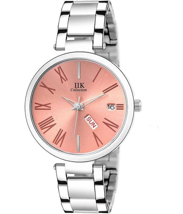 IIK COLLECTION Stainless Steel Round Women's Watch