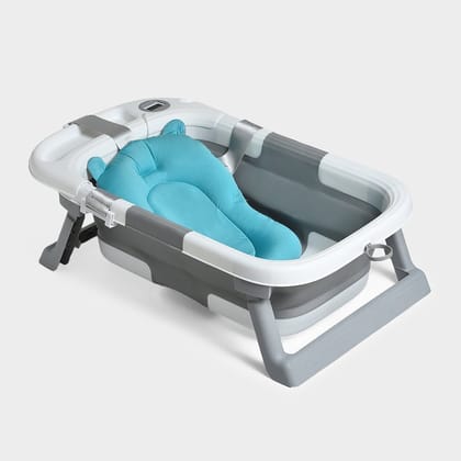 Cuddle Grey Baby Bath Tub-0-36 M / Grey