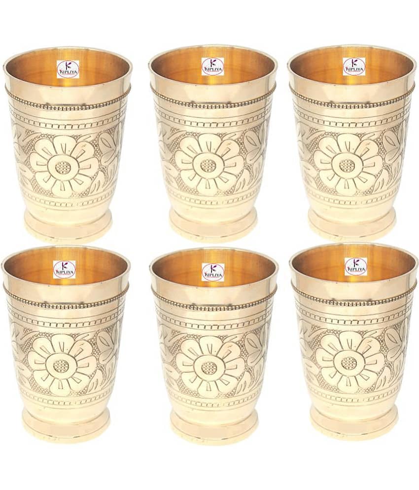 KIPLIYA Brass 280 ml Glasses