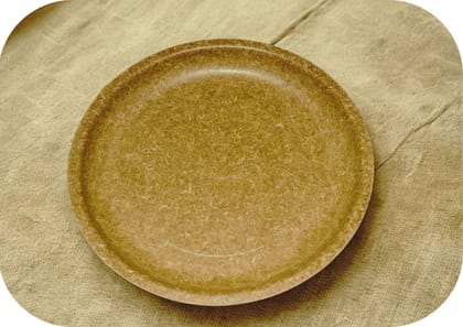 Biodegradable & Compostable Plates  Rice Husk Tableware - 10 inch Plate (Single-use, Eco-Friendly, 100% Natural, Plastic-Free)
