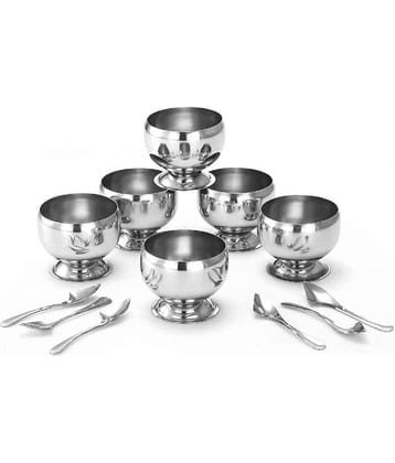 Dynore - Stainless Steel Dessert Bowl 150 mL ( Set of 12 )