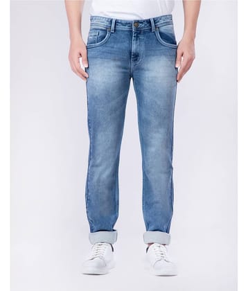 HJ HASASI - Indigo Blue Cotton Regular Fit Men's Jeans ( Pack of 1 )